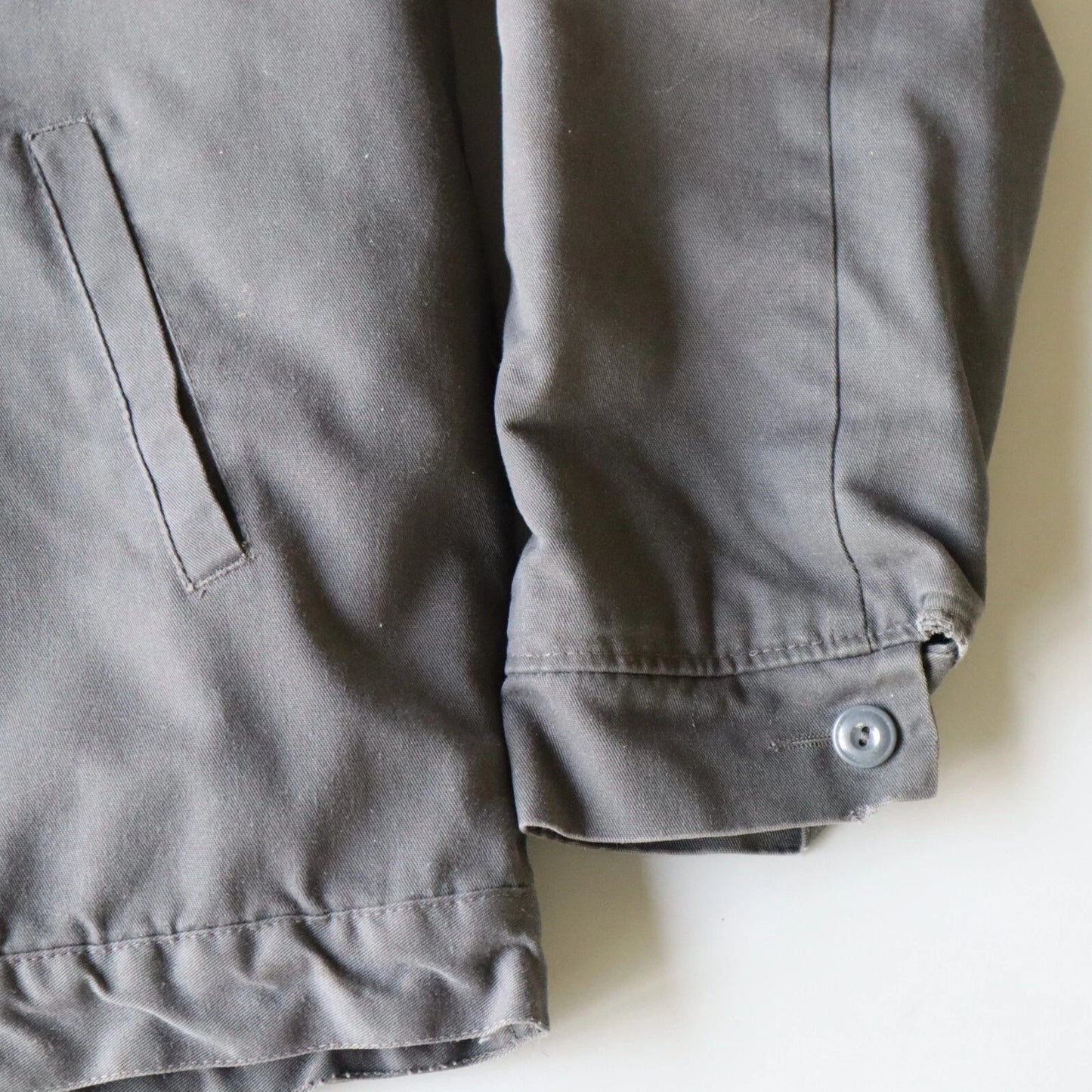 Vintage Utility Mechanics Bomber Jacket Workwear Large Gas Station Skater